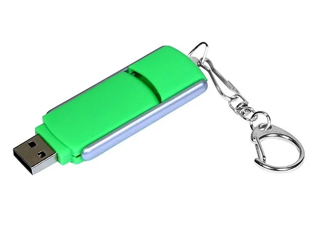 USB 2.0- флешка промо на 16 Гб с прямоугольной формы с выдвижным механизмом фото 2
