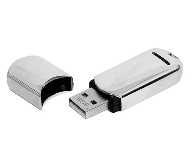 USB 2.0- флешка на 16 Гб каплевидной формы фото 2