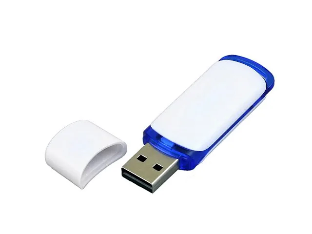 USB 2.0- флешка на 32 Гб с цветными вставками фото 2