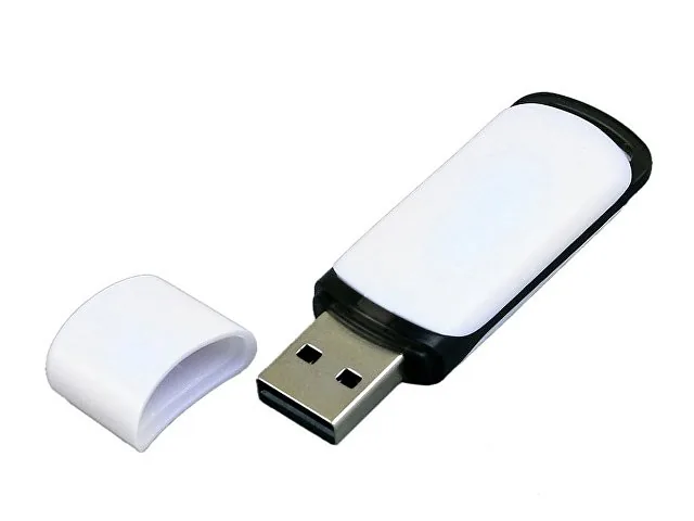 USB 2.0- флешка на 64 Гб с цветными вставками фото 2
