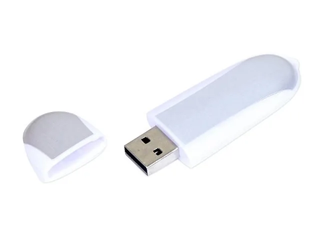 USB 2.0- флешка промо на 32 Гб овальной формы фото 2