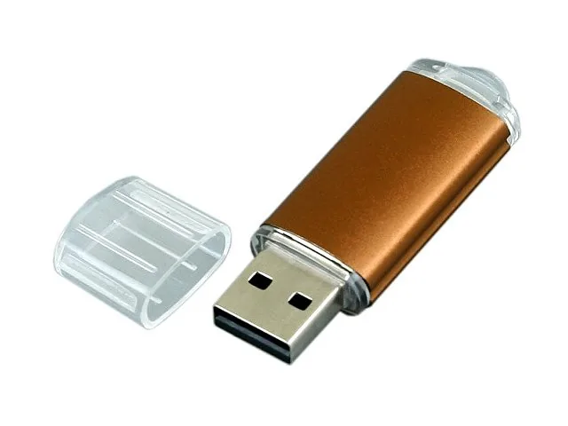 USB 2.0- флешка на 32 Гб с прозрачным колпачком фото 2