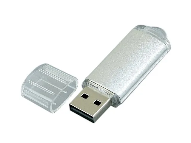 USB 2.0- флешка на 32 Гб с прозрачным колпачком фото 2