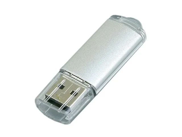 USB 2.0- флешка на 32 Гб с прозрачным колпачком фото 3