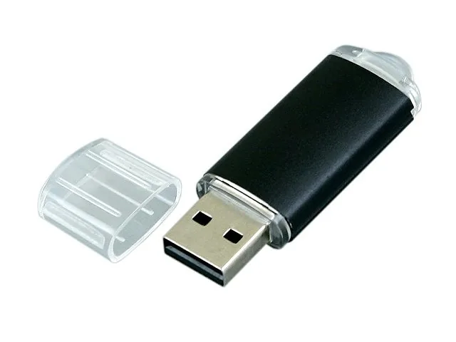 USB 2.0- флешка на 64 Гб с прозрачным колпачком фото 2
