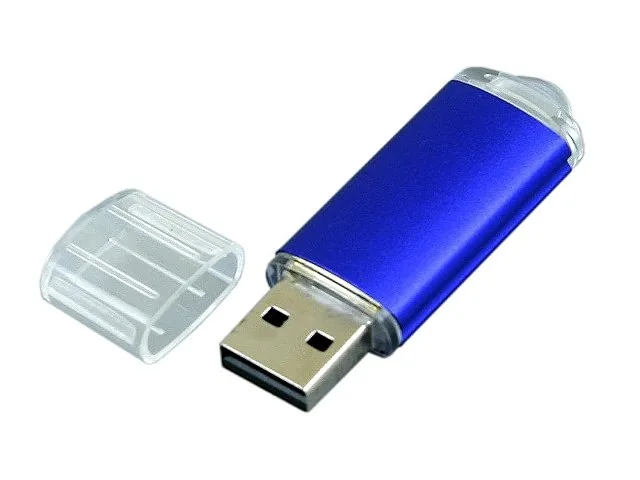 USB 2.0- флешка на 64 Гб с прозрачным колпачком фото 2