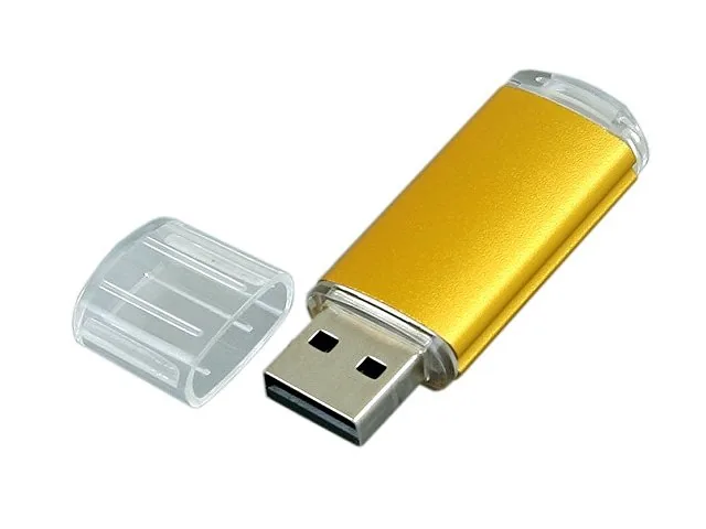 USB 2.0- флешка на 64 Гб с прозрачным колпачком фото 2