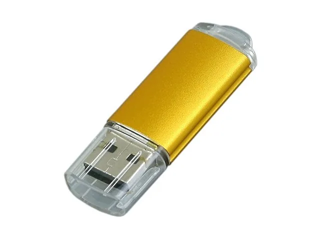 USB 2.0- флешка на 64 Гб с прозрачным колпачком фото 3