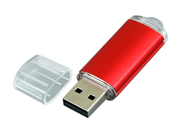 USB 2.0- флешка на 64 Гб с прозрачным колпачком фото 2