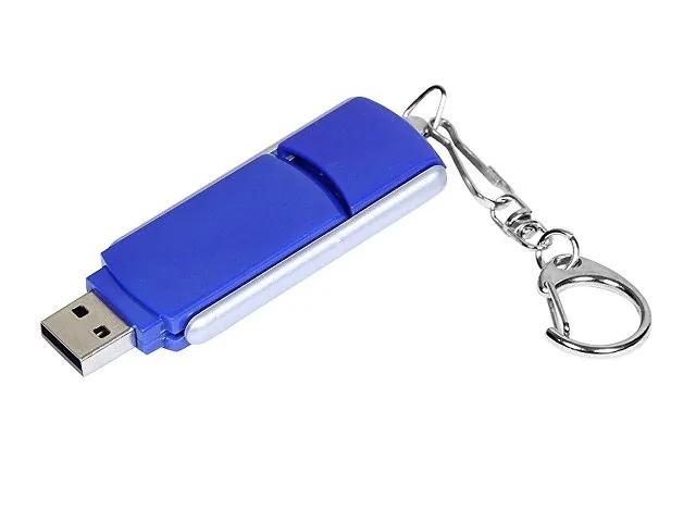 USB 2.0- флешка промо на 64 Гб с прямоугольной формы с выдвижным механизмом фото 2