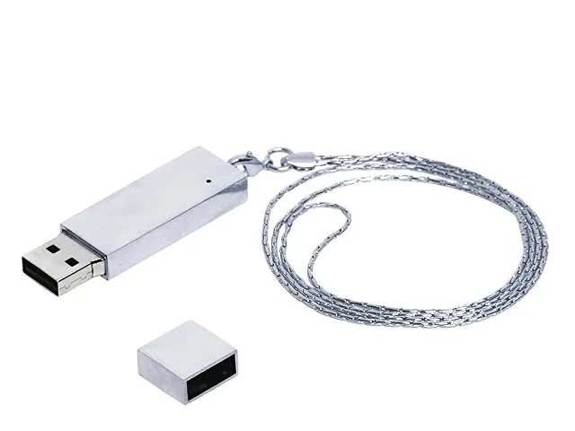 USB 2.0- флешка на 32 Гб в виде металлического слитка фото 2