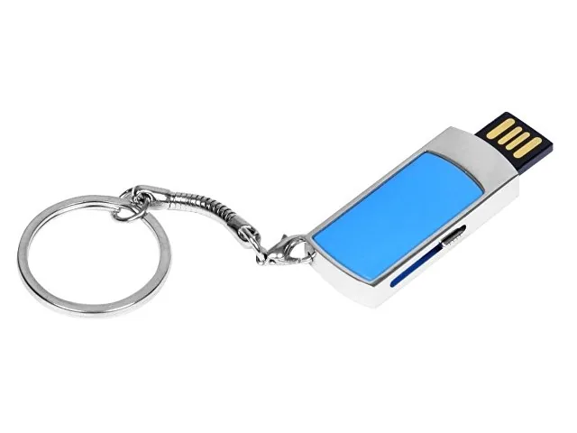 USB 2.0- флешка на 64 Гб с выдвижным механизмом и мини чипом фото 2