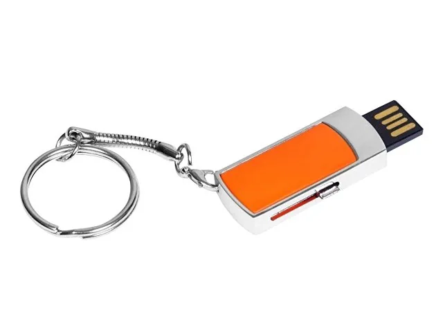 USB 2.0- флешка на 64 Гб с выдвижным механизмом и мини чипом фото 2