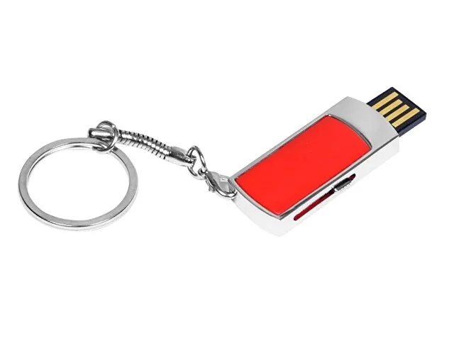 USB 2.0- флешка на 64 Гб с выдвижным механизмом и мини чипом фото 2