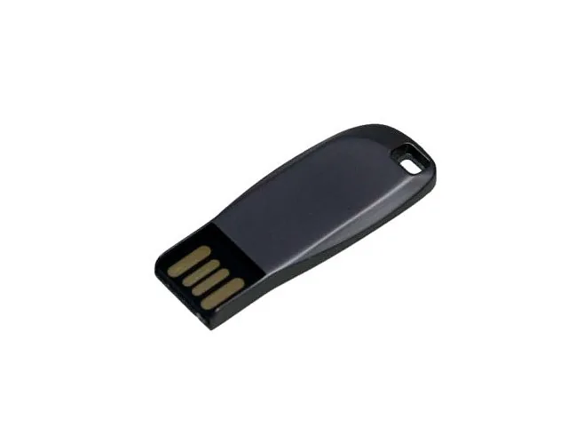USB 2.0- флешка на 64 Гб компактная с мини чипом и овальным отверстием фото 2