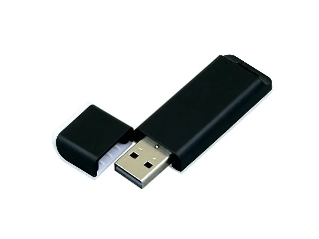 USB 2.0- флешка на 32 Гб с оригинальным двухцветным корпусом фото 2