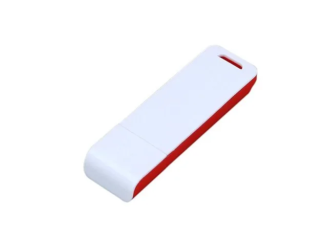 USB 2.0- флешка на 32 Гб с оригинальным двухцветным корпусом фото 3