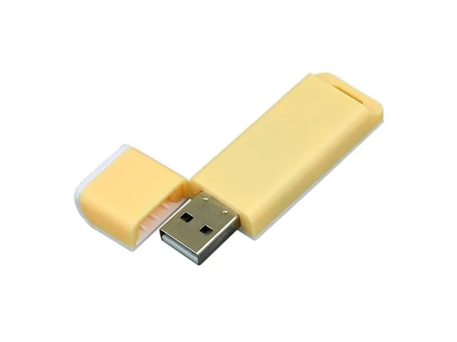 USB 2.0- флешка на 32 Гб с оригинальным двухцветным корпусом фото 2