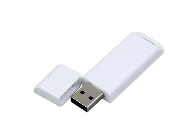 USB 2.0- флешка на 64 Гб с оригинальным двухцветным корпусом фото 2