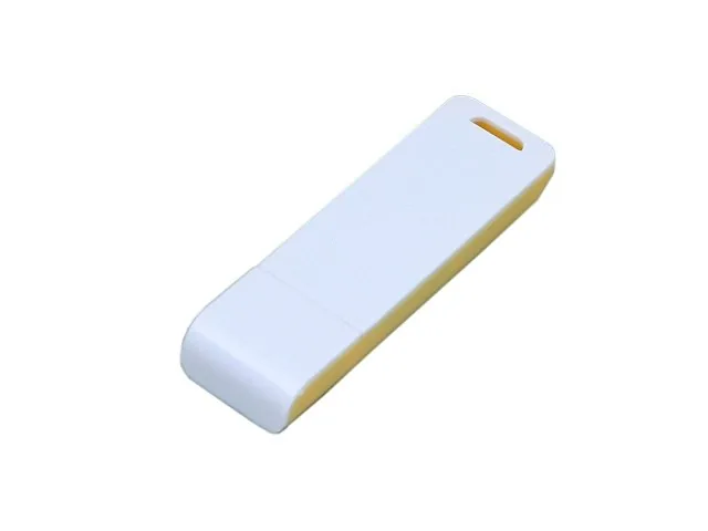 USB 2.0- флешка на 64 Гб с оригинальным двухцветным корпусом фото 3