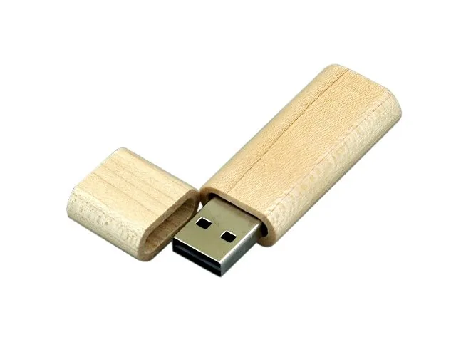 USB 2.0- флешка на 32 Гб эргономичной прямоугольной формы с округленными краями фото 2