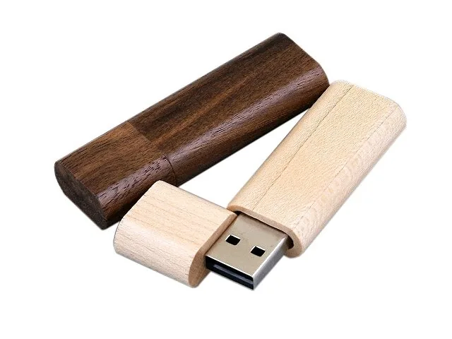 USB 2.0- флешка на 32 Гб эргономичной прямоугольной формы с округленными краями фото 3