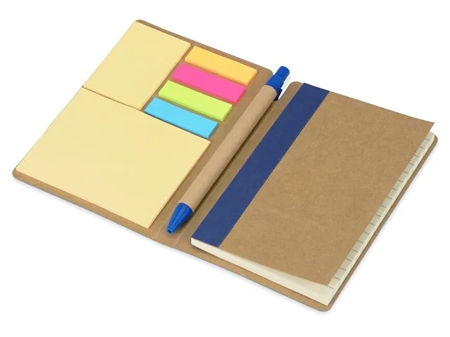 Блокнот А6 «Write and stick» с ручкой и набором стикеров фото 2