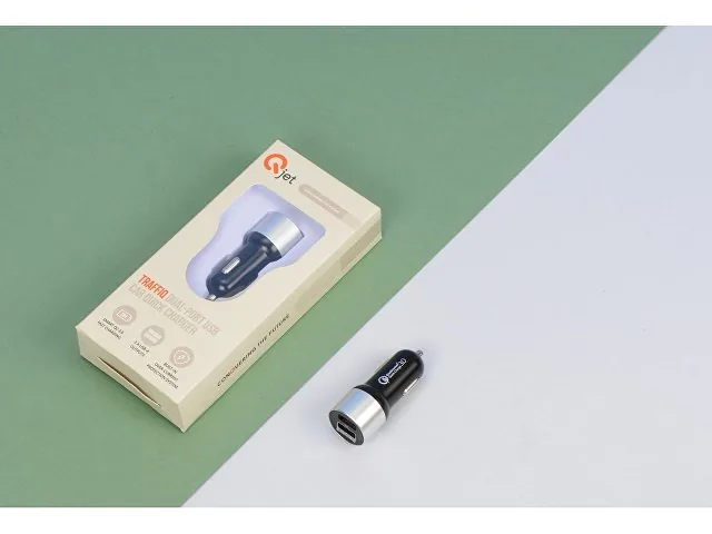 Адаптер автомобильный USB с функцией быстрой зарядки QC 3.0 «TraffIQ» фото 7