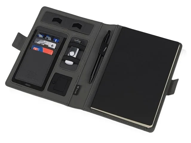 Органайзер с беспроводной зарядкой «Powernote», 5000 mAh фото 3