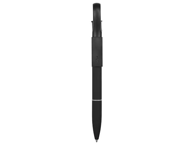 Ручка металлическая шариковая «Connect» с кабелем USB 2 в 1 фото 2