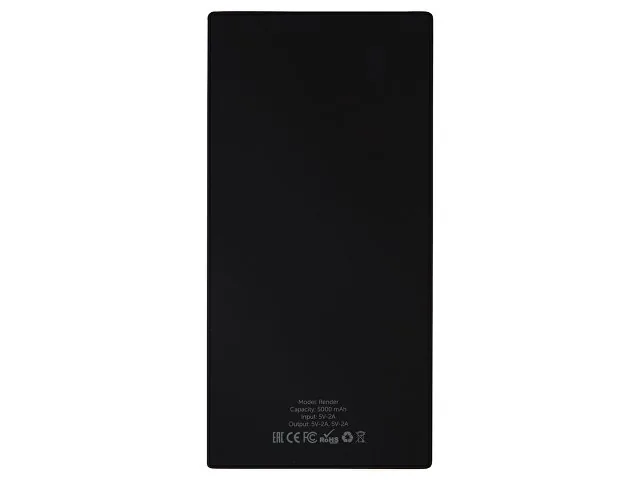 Внешний аккумулятор «Render» с закаленным стеклом, 5000 mAh фото 5