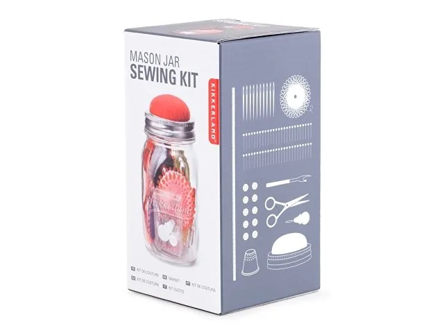 Швейный набор в банке «Sewing Kit» фото 2