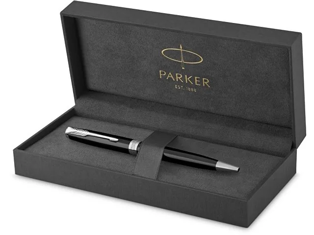 Ручка шариковая Parker «Sonnet Core Black Lacquer CT» фото 4