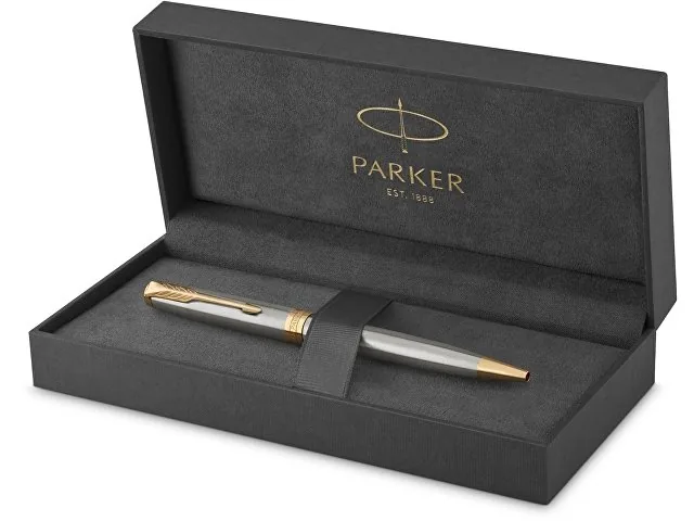 Ручка шариковая Parker «Sonnet Core Stainless Steel GT» фото 4