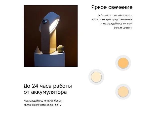 Настольная лампа LED «Oko» фото 7