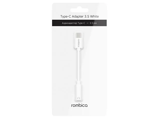 Переходник Type-C Adapter 3.5 White фото 2