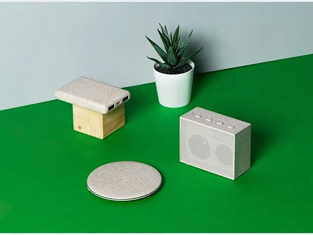 Беспроводное зарядное устройство «Wheatty» из пшеничной соломы, 5W фото 10