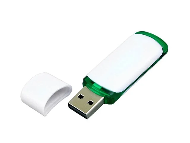 USB 2.0- флешка на 4 Гб с цветными вставками фото 2