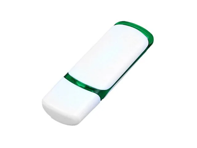 USB 2.0- флешка на 4 Гб с цветными вставками фото 3
