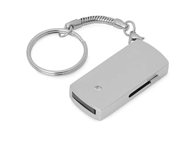 USB 2.0- флешка на 8 Гб с выдвижным механизмом и мини чипом фото 3