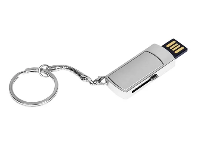 USB 2.0- флешка на 8 Гб с выдвижным механизмом и мини чипом фото 2