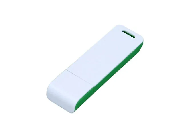 USB 2.0- флешка на 8 Гб с оригинальным двухцветным корпусом фото 3