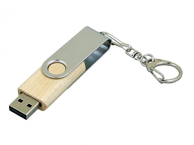 USB 3.0- флешка промо на 128 Гб с поворотным механизмом фото 2