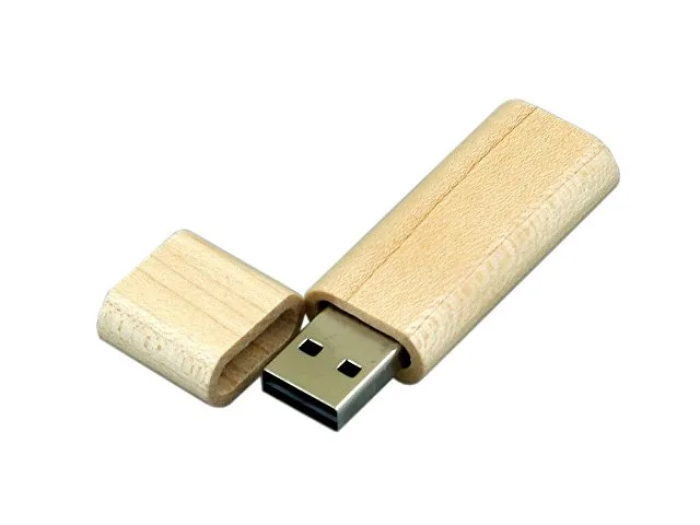 USB 2.0- флешка на 4 Гб эргономичной прямоугольной формы с округленными краями фото 2