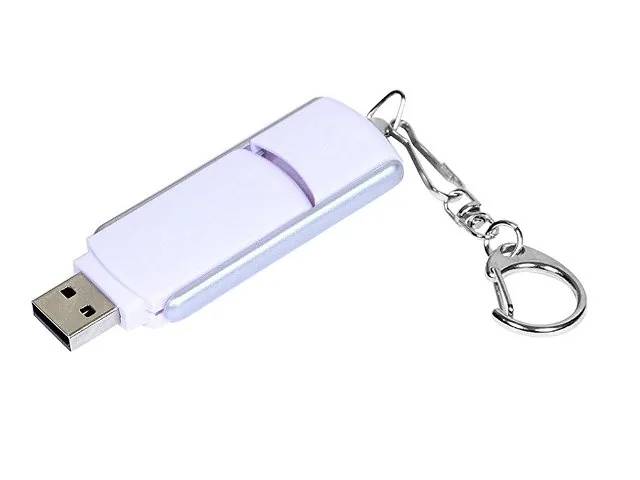 USB 2.0- флешка промо на 4 Гб с прямоугольной формы с выдвижным механизмом фото 2