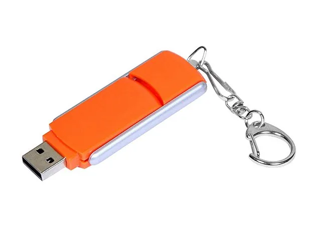 USB 3.0- флешка промо на 64 Гб с прямоугольной формы с выдвижным механизмом фото 2