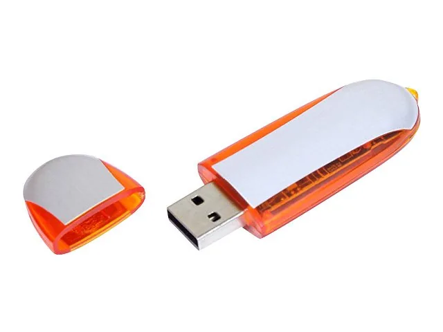 USB 3.0- флешка промо на 32 Гб овальной формы фото 2