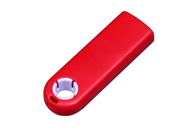 USB 3.0- флешка промо на 64 Гб прямоугольной формы, выдвижной механизм фото 2