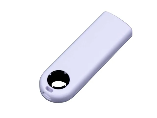 USB 2.0- флешка промо на 64 Гб прямоугольной формы, выдвижной механизм фото 2