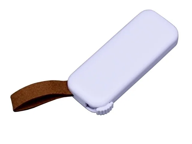 USB 3.0- флешка промо на 128 Гб прямоугольной формы, выдвижной механизм фото 2
